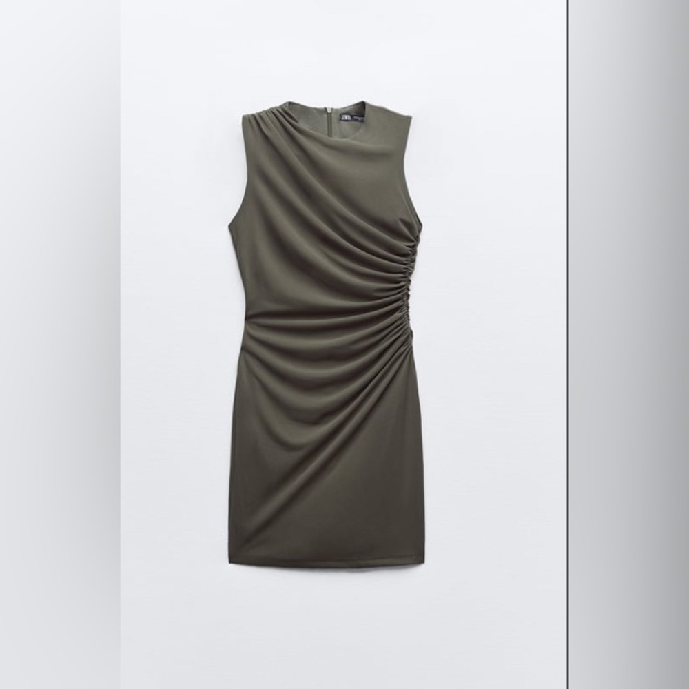 Zara gathered short dress